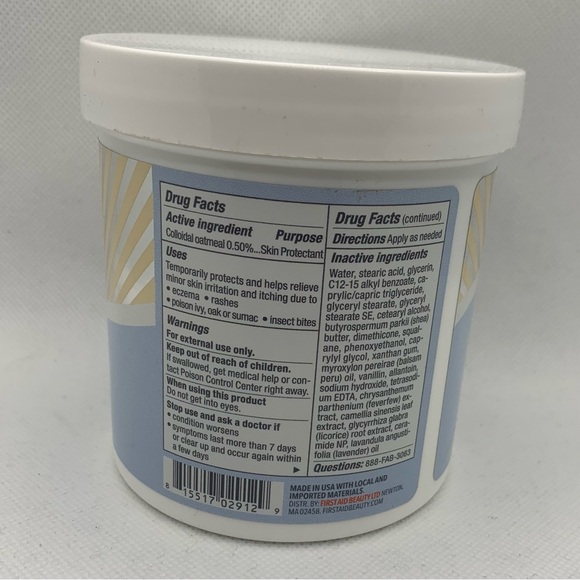 NWT First Aid Beauty Ultra Repair Cream Warm Vanilla Scent - Picture 2 of 6